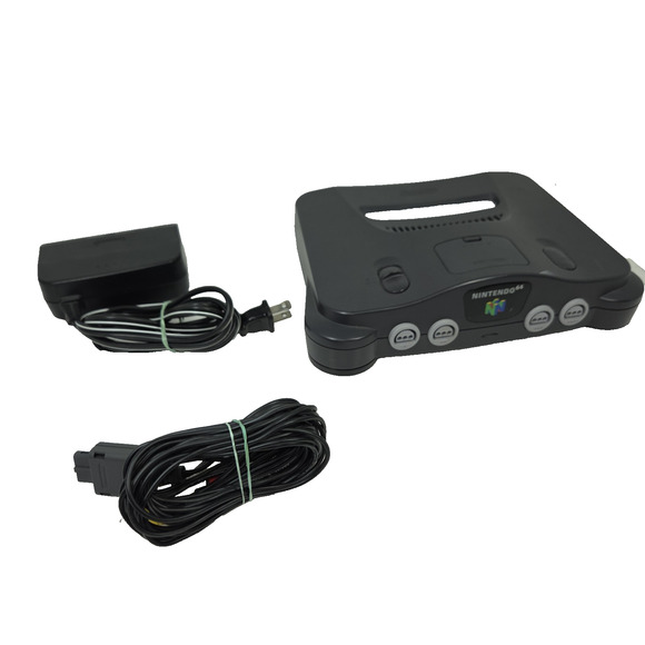 Vtg Nintendo 64 N64 Console Gray Consoles Video Retro Games Gaming Rumble Pak - Picture 1 of 12
